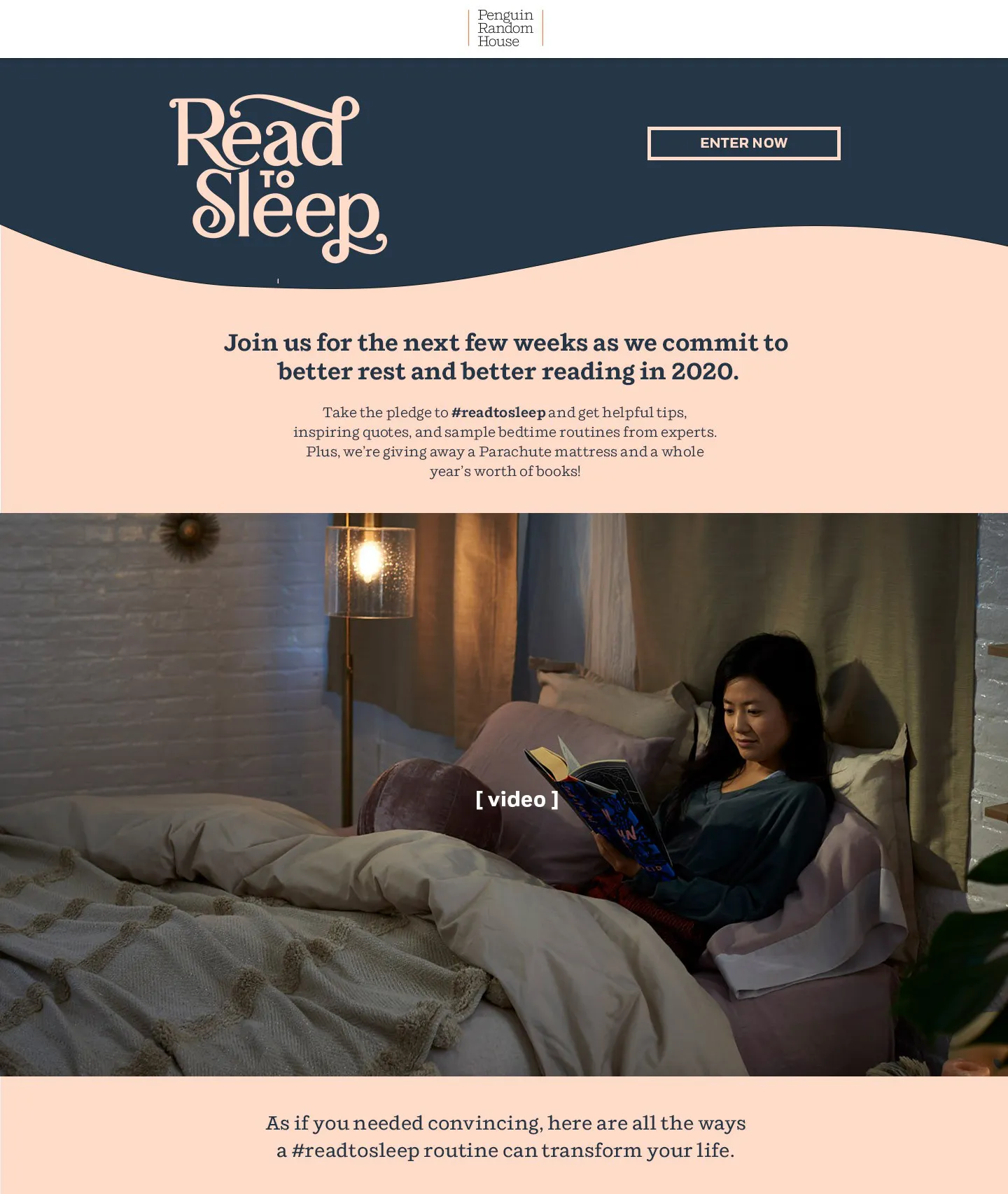 Read to Sleep campaign designs